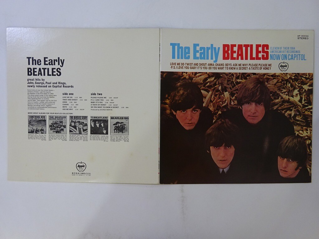 ザ・ビートルズThe Early Beatles 東芝音工AP−80034 ザ・ビートルズThe Early Beatles 東芝音工AP−80034 ザ・ビートルズ