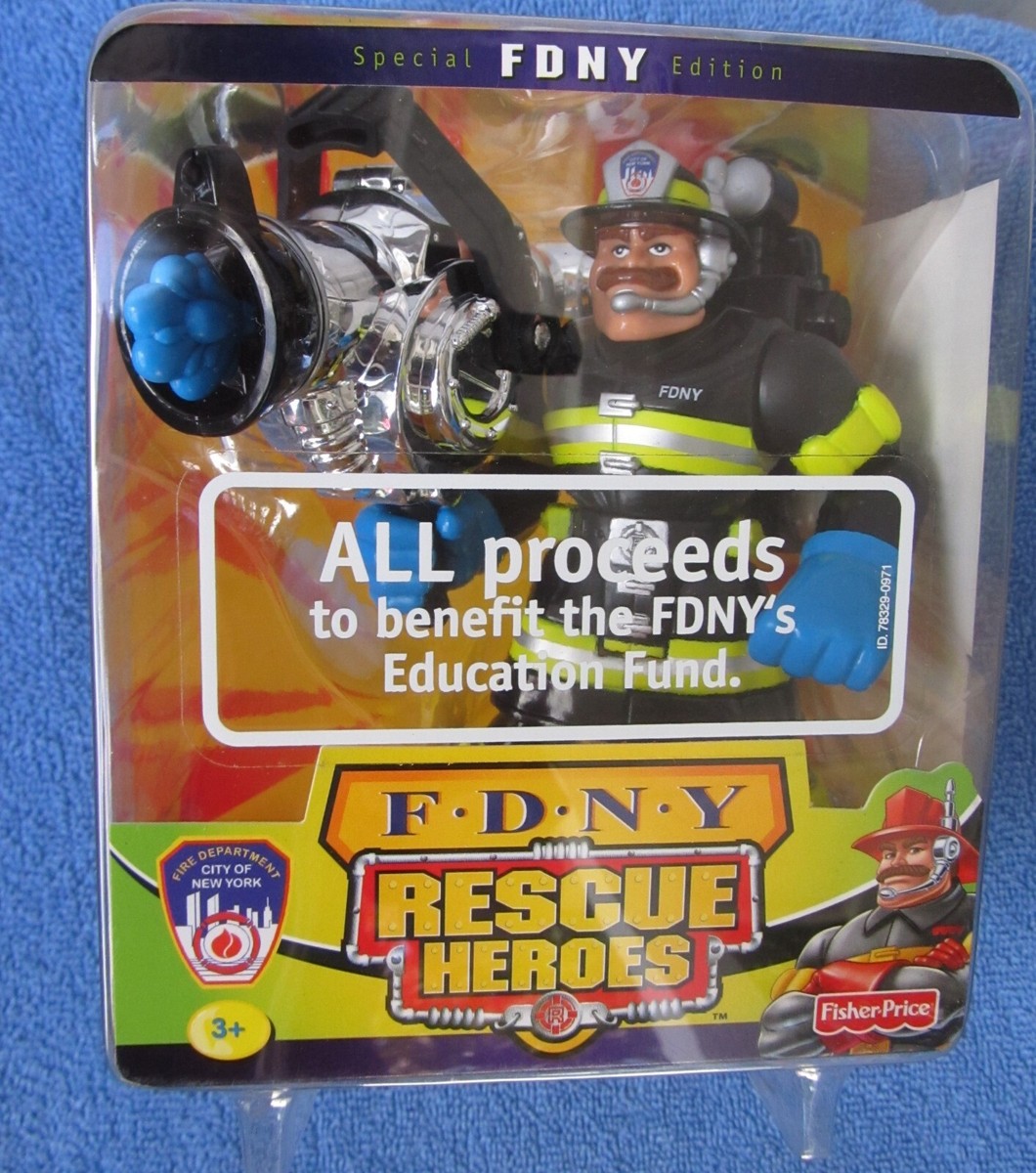 2001 RESCUE HEROES BILLY BLAZES 9/11 SPECIAL FDNY EDITION New TRU