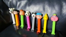 Set of 8 Pez Dispensers Peanuts Snoopy Charlie Brown Woodstock Peppermint Patty