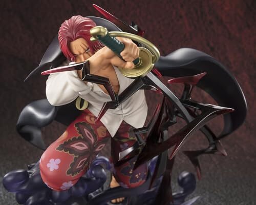 TAMASHII NATIONS Figuarts Null one piece Shanks Divine Abreise Toy Figur 20cm - Bild 6 von 7