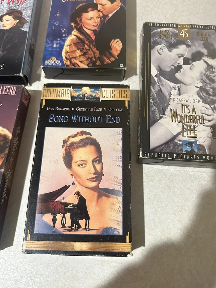 Classic Movies Vhs Cary Grant Clark Gable James Stewart Damn Yankees Vintage Foto 4 de 4