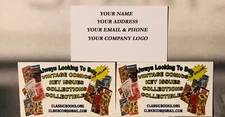 Custom Full Color 2-Sided Business Cards 100 Cards Free Shipping