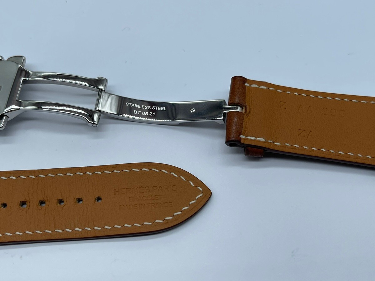 Genuine Apple Watch Hermes Ebene Single Tour Deployment Buckle