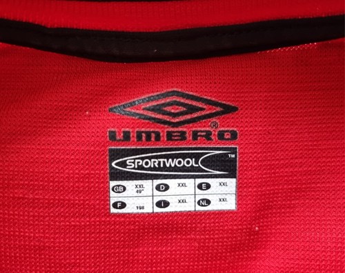 Manchester United 2000 - 2002 Home football Umbro Player Issue jersey #16 Keane - Picture 4 of 13