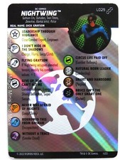 Batman Team-Up Legacy Card NIGHTWING L029 HeroClix foil stat