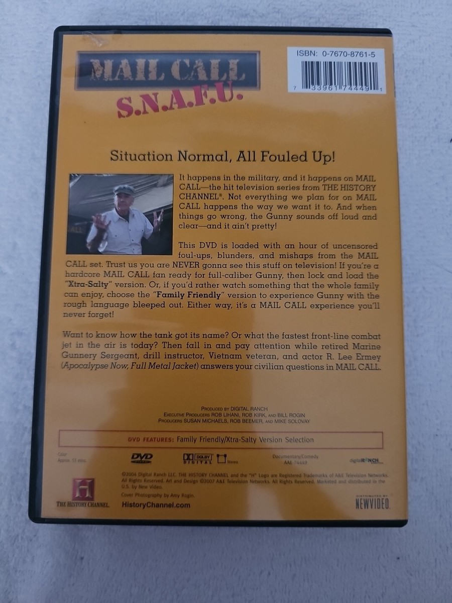 その他 Mail Call: Snafu [DVD] MAIL CALL SNAFU New Sealed DVD | eBay