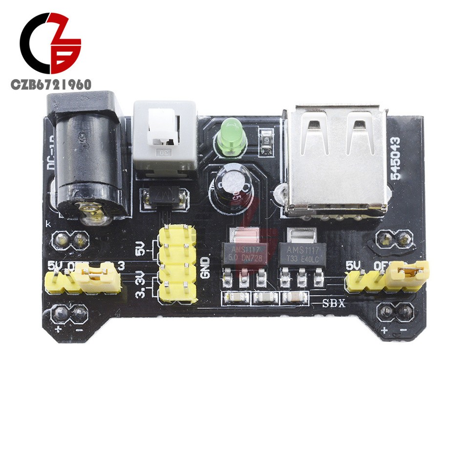 3.3V/5V MB102 Breadboard Power Supply Module For Arduino Board | eBay