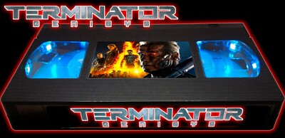 Terminator Genisys (2015) - Retro VHS Lamp +Remote Control - Sci-Fi Movie