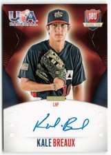 2014 Kale Breaux Panini USA Rookie Auto 085/499