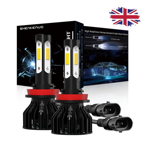 For TOYOTA PRIUS 1.8 HYBRID 4Side LED Headlights Bulbs H11 Conversion