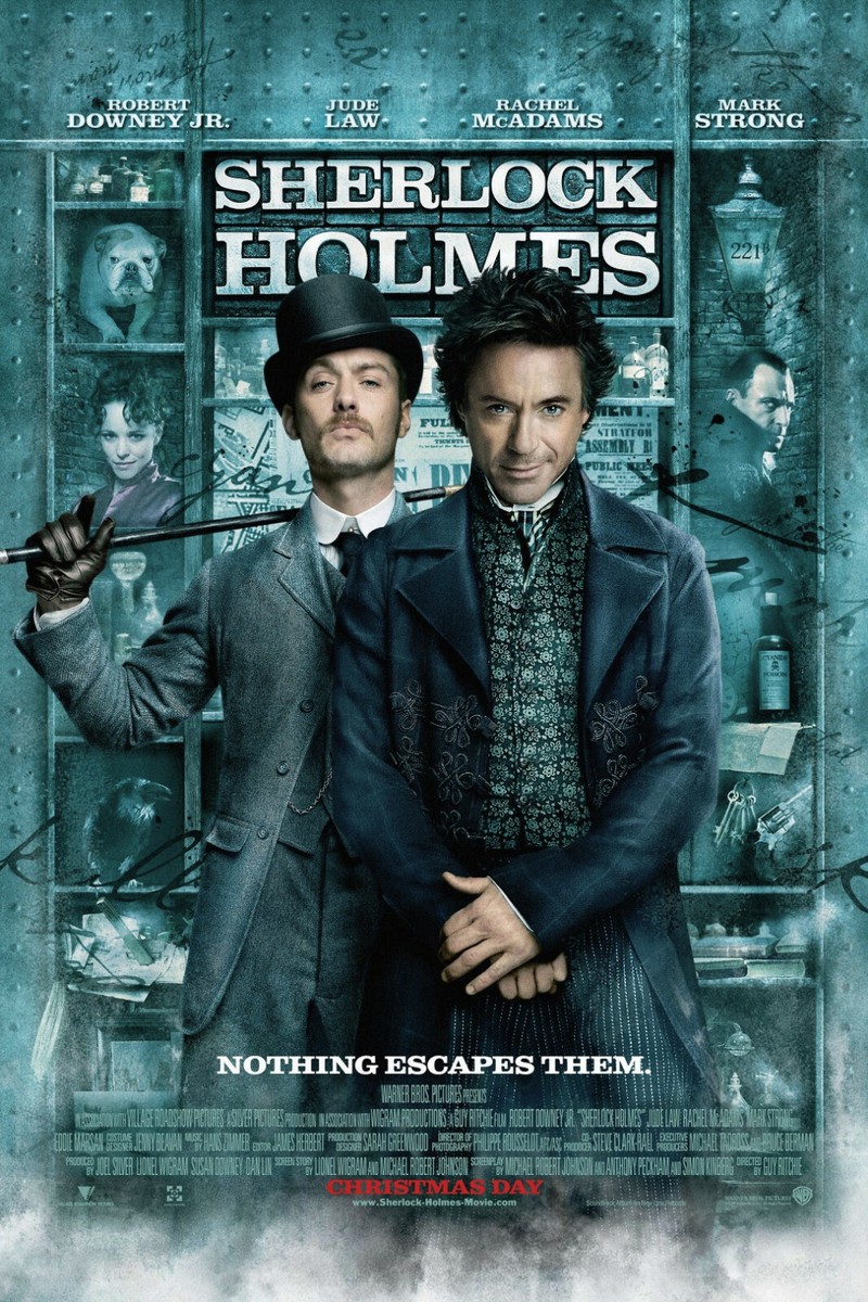 SHERLOCK HOLMES 2009 OFFICIAL ORIGINAL CINEMA MOVIE PRINT PREMIUM