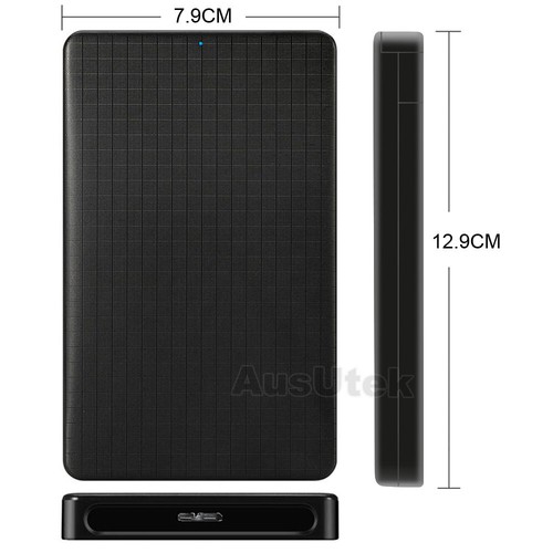 USB 3.0 Tool Free External 2.5" SATA SSD HDD Hard Drive Disc Enclosure Case - Picture 8 of 11