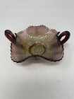 Fenton Amethyst Carnival "Persian Medallion" 2 Handled Bon Bon — photo 1