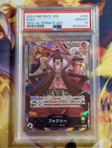 PSA 10 One Piece Foxy Pirates OP07-059 L Alt 500 Years In The Future JPN (#2)