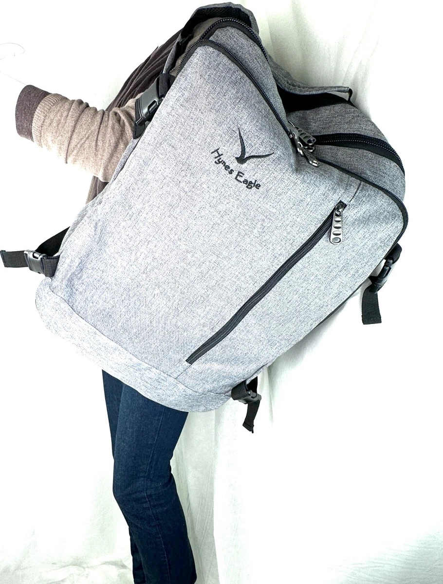 Hynes eagle retro designer canvas backpack top