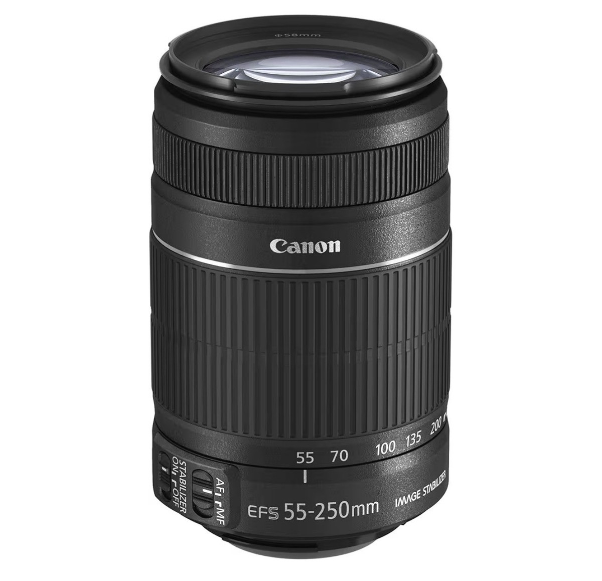 ★極上美品★ キヤノン EF-S 55-250mm IS #1105 Canon EF-S 55-250mm F/4-5.6 IS Telephoto Zoom Lens for sale online