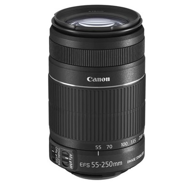 Canon EF-S 55-250mm F/4-5.6 IS Telephoto Zoom Lens for sale online