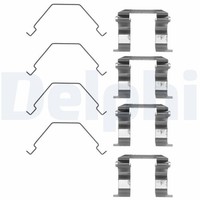 Delphi ZubehöRsatz Scheibenbremsbelag LX0159 FüR 323 TA Mazda GE Ford 626 GF 5 4