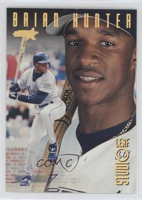 1996 Leaf Studio Gold Press Proof /500 Brian Hunter #81 s7f