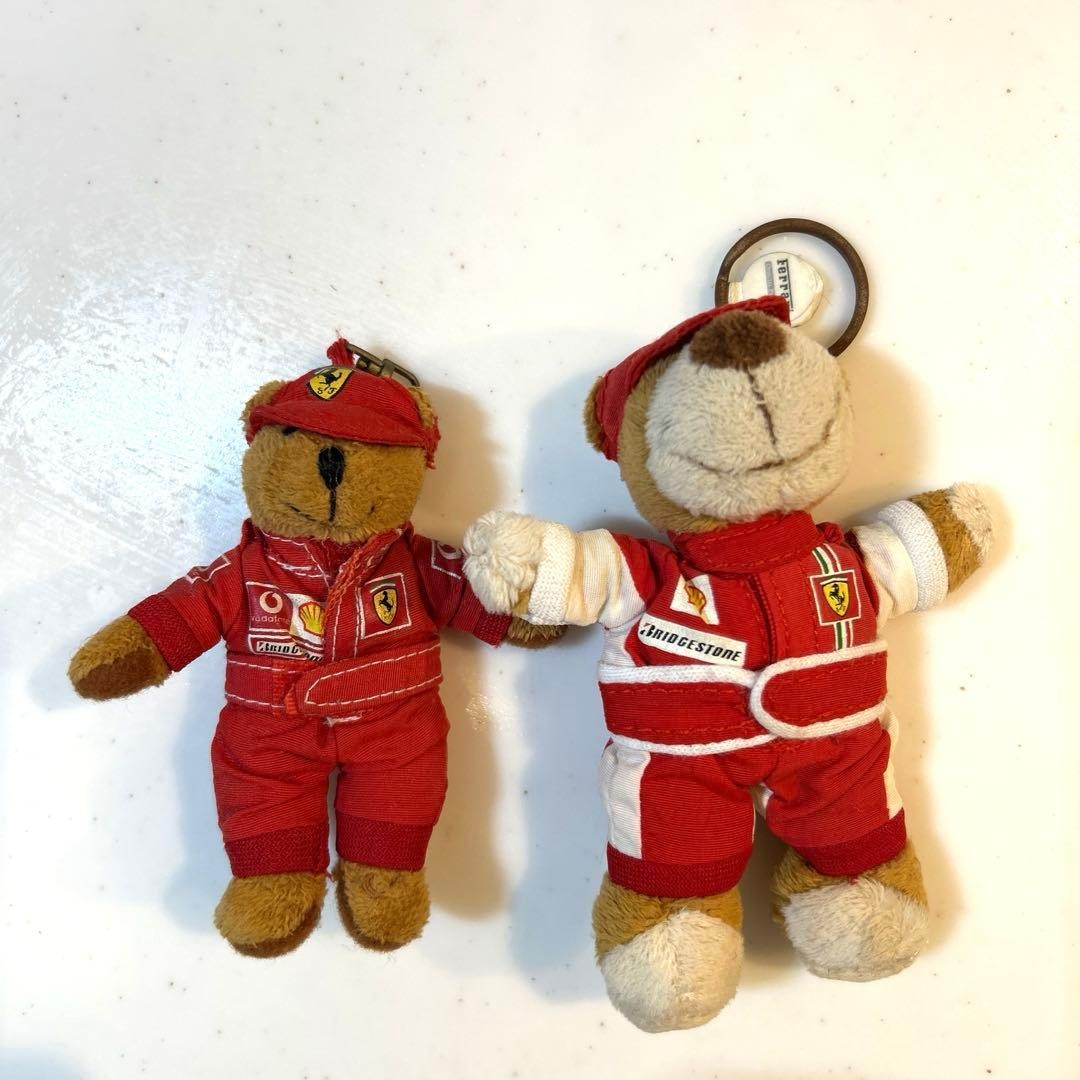 Ferrari Plush Keychain Set of 2 Racing Suit F1 | eBay