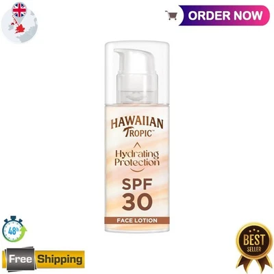 Hawaiian Tropic Hydrating Protection Face Sunscreen SPF 30 UVA plus UVB Protecti
