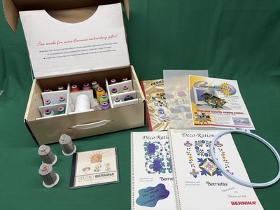 Genuine Bernina Exclusive Embroidery Bundle with Thread and Templates