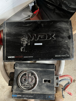 DB Drive WDX 2KG2 2000W Amplifier Gray