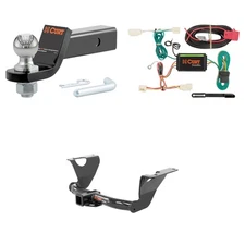 CURT Class 3 Towing Kit Trailer Hitch, Wiring, Ball Mount - 13390, 56246, 45836