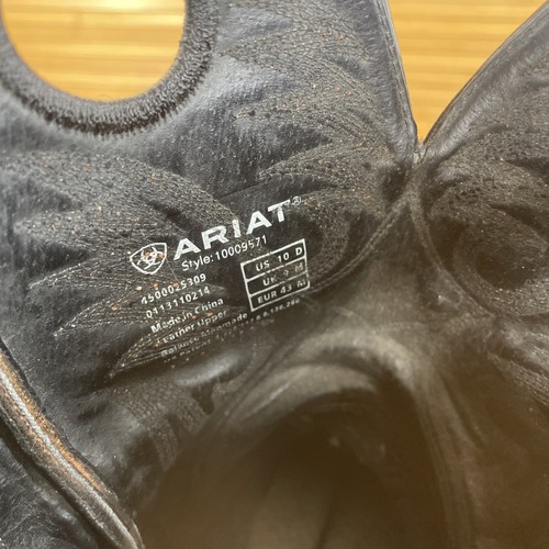 Ariat Men's 10D Heritage Roughstock Buckboard Black/Burnt Clay 10009571 - Picture 16 of 21
