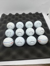 Callaway Chrome Soft /LS /tour Triple Track Golf Balls, Near Mint 12