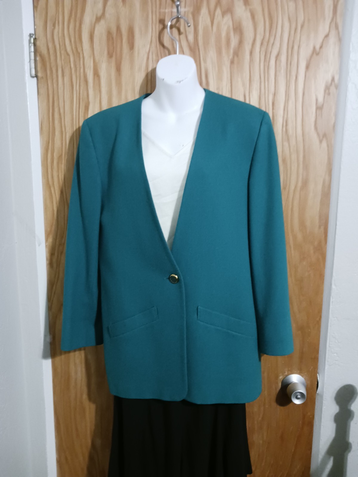Pendleton Virgin Wool Woman's Jacket/Blazer Teal … - image 1
