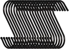 10 Pack 3.5 Inch Heavy Duty S Hooks for Plants, Outdoor, Light, Cup, Large Hange