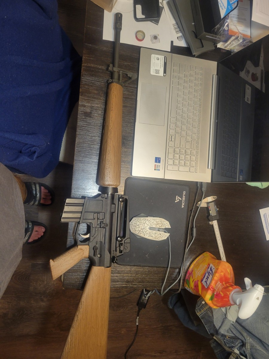 M16 ウッドプレート M16a1 Wood Parts / fallout service rifle parts / wood m16 | eBay