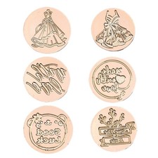 Antique Embossed Sealing Stamp Head for Seal Envelope Invitation Decoration