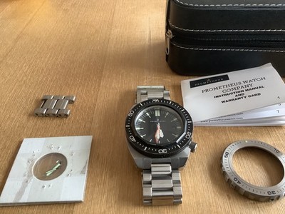 Prometheus Manta Ray Diver Taucheruhr Helson Zenton Armida