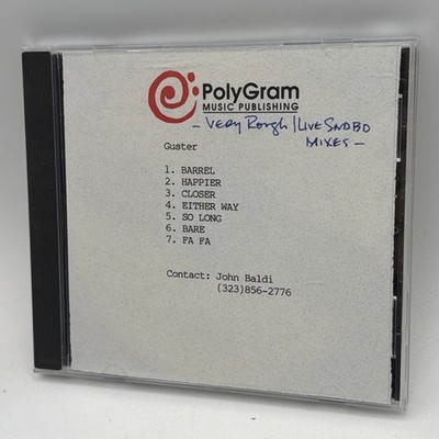 Guster   Lost And Gone Forever CD-R PolyGram EARLY Rough Soundboard Mixes RARE