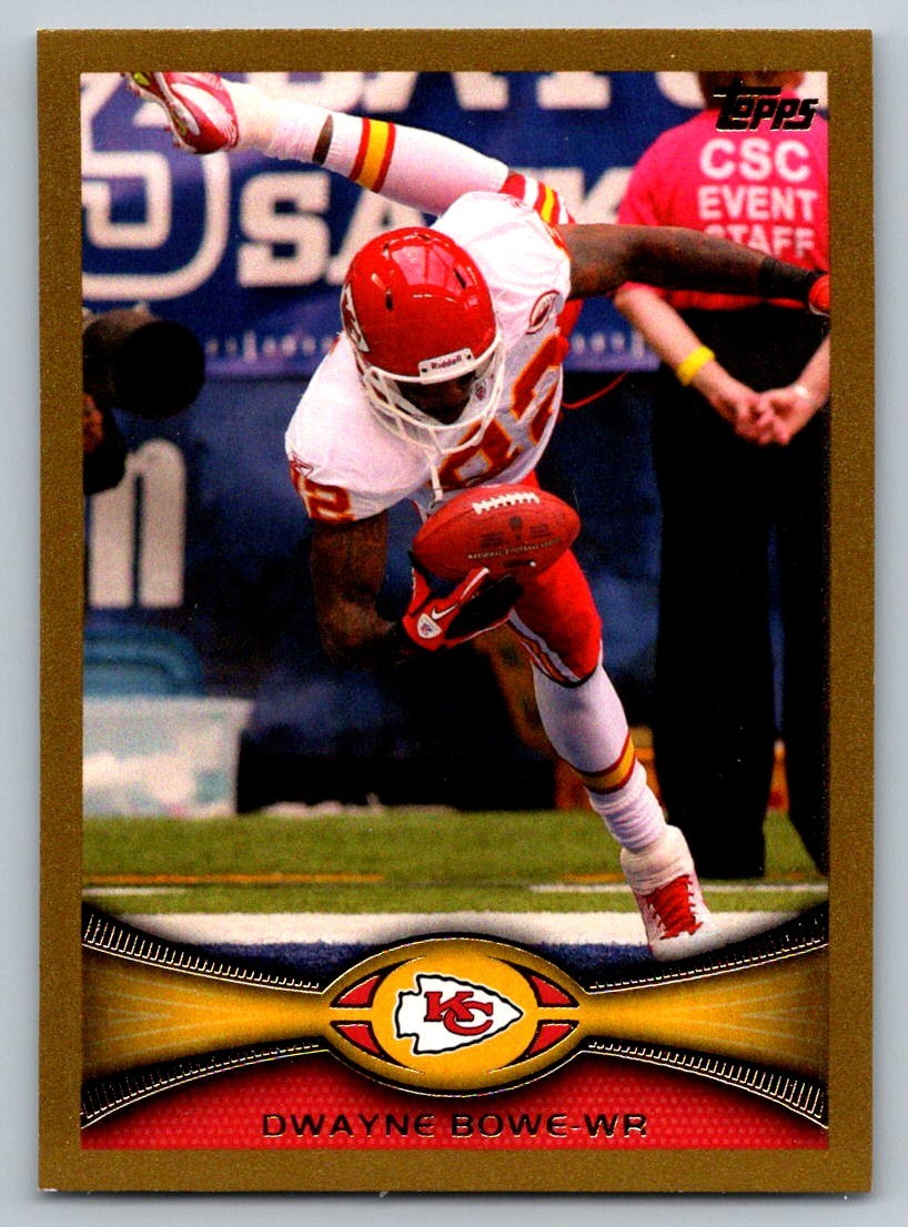 2012 Topps Gold  Dwayne Bowe 40 0434/2012