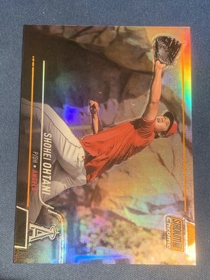 2022 Topps Stadium Club Shohei Ohtani Chrome Orange Refractor 99/99 Dodgers