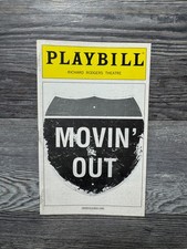 MOVIN' OUT, RICHARD RODGERS THEATRE, JUNE 2003, BROADWAY PLAYBILL