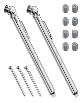 #ad 2 Pack Precision Tire Pressure Gauges Easy Pressure Tracking for All Vehicles $6.99