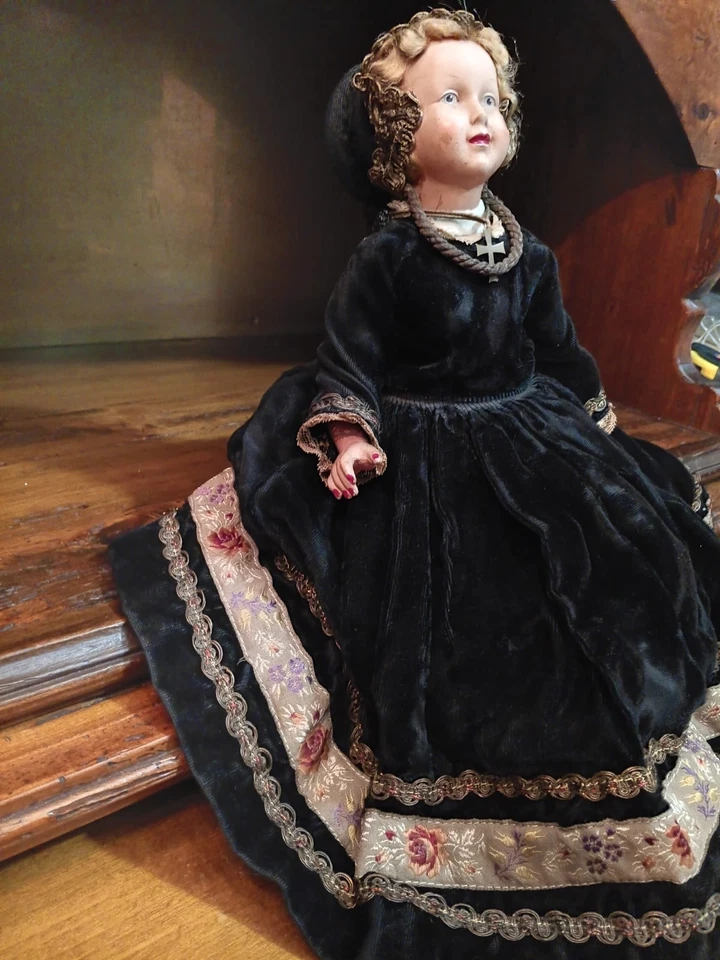 ANTICA BAMBOLA IN CELLULOIDE PRIMISSIMI '900 - Immagine 4 di 4