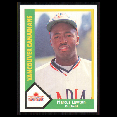 Marcus Lawton #643 1990 CMC Minor League Vancouver Canadians Baseball Card MLB