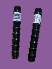 2-pack Rain Bird Riser Flex Pipe Coupler 6-Inch Threaded PVC Black Made In USA