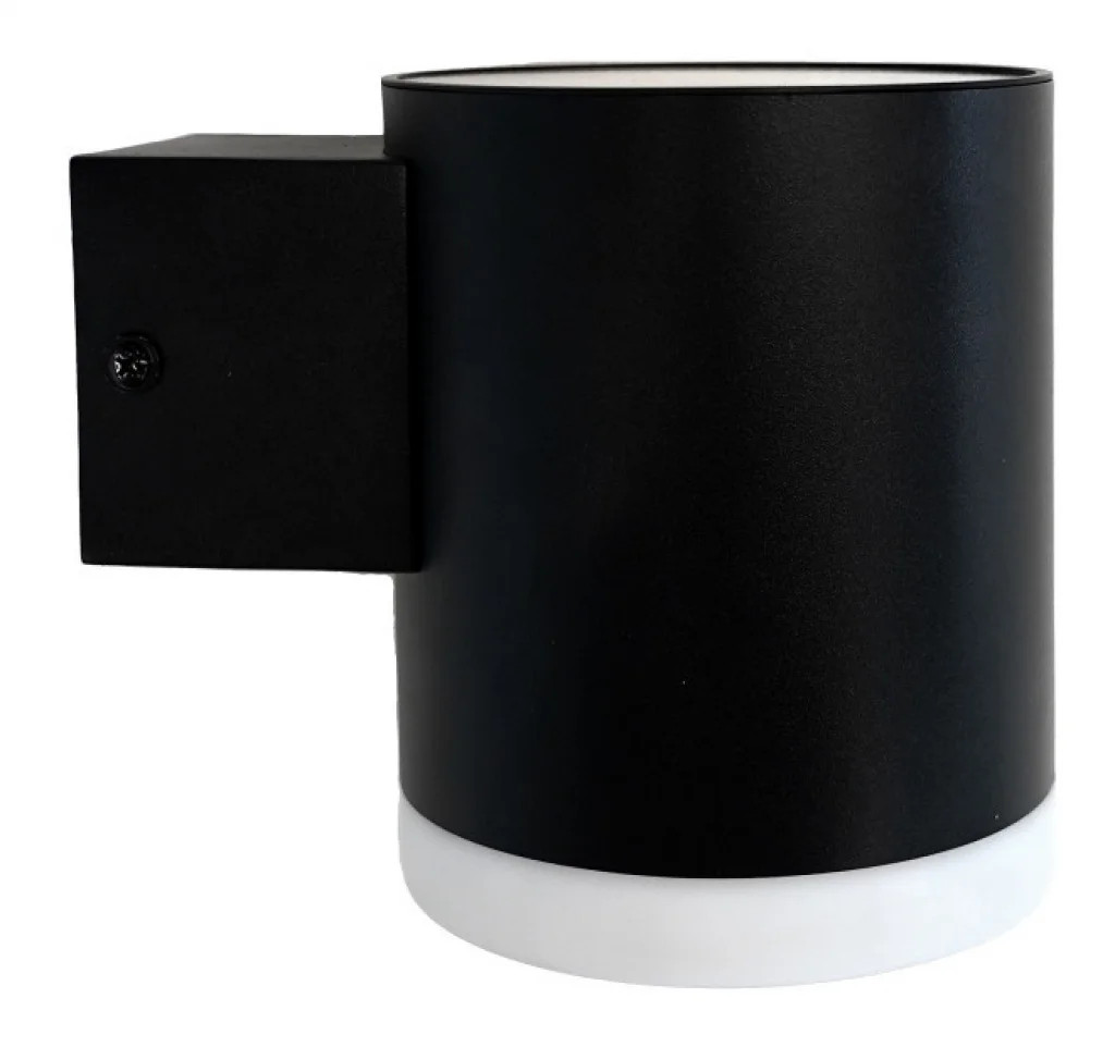 Outdoor Light Black True Solar Wall 3000K IP65 1.2w 115lm Integral ILSWLB005