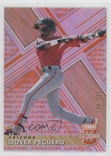 2019 Panini Elite Extra Edition Aspirations Orange /100 Liover Peguero #156 03j5