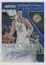 2019-20 Panini Prizm Sensational Signatures FOTL Blue Shimmer TJ Leaf Auto ow1