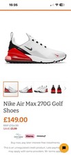 Nike Air Max 270G Golf Shoes size 8