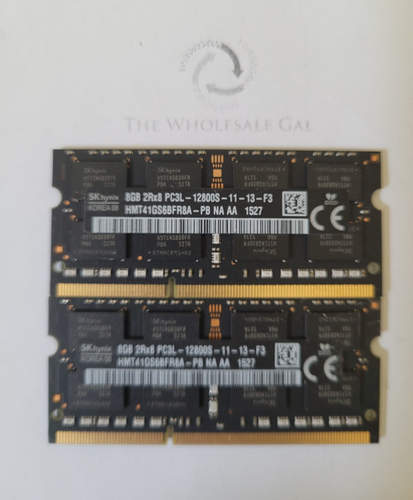 SK hynix 16GB (2x8GB) 2Rx8 PC3L-12800S DDR3L-1600Mhz SODIMM Laptop Arbeitsspeicher Ram
