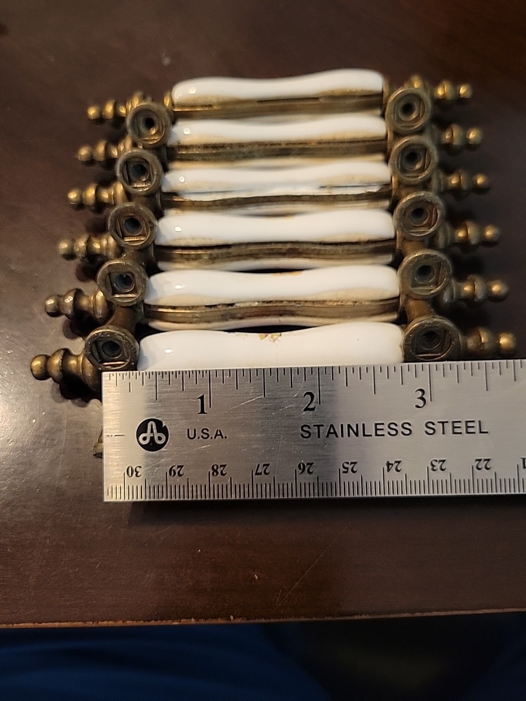 6- 3" HolesBar/Handle Cabinet Drawer Pull Hardware Flower P50032C-ABW-C 5" Long