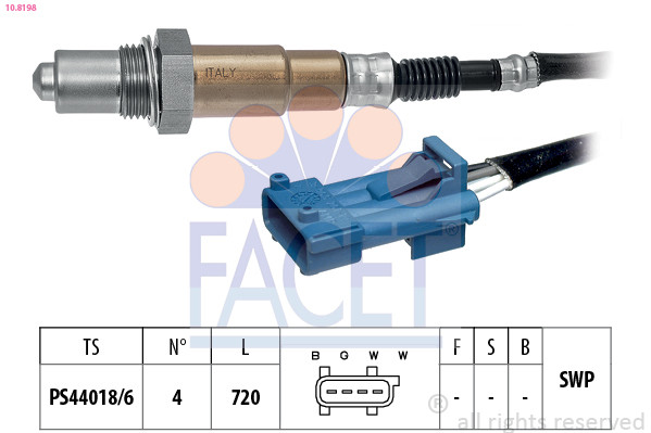 Facet Lambdasonde Lamdasonde Diagnosesonde FüR Bmw 1Er F20 F21 3Er F30 F80-image